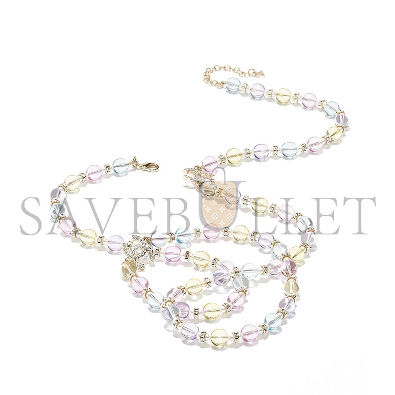 Ch**el long necklace abg768